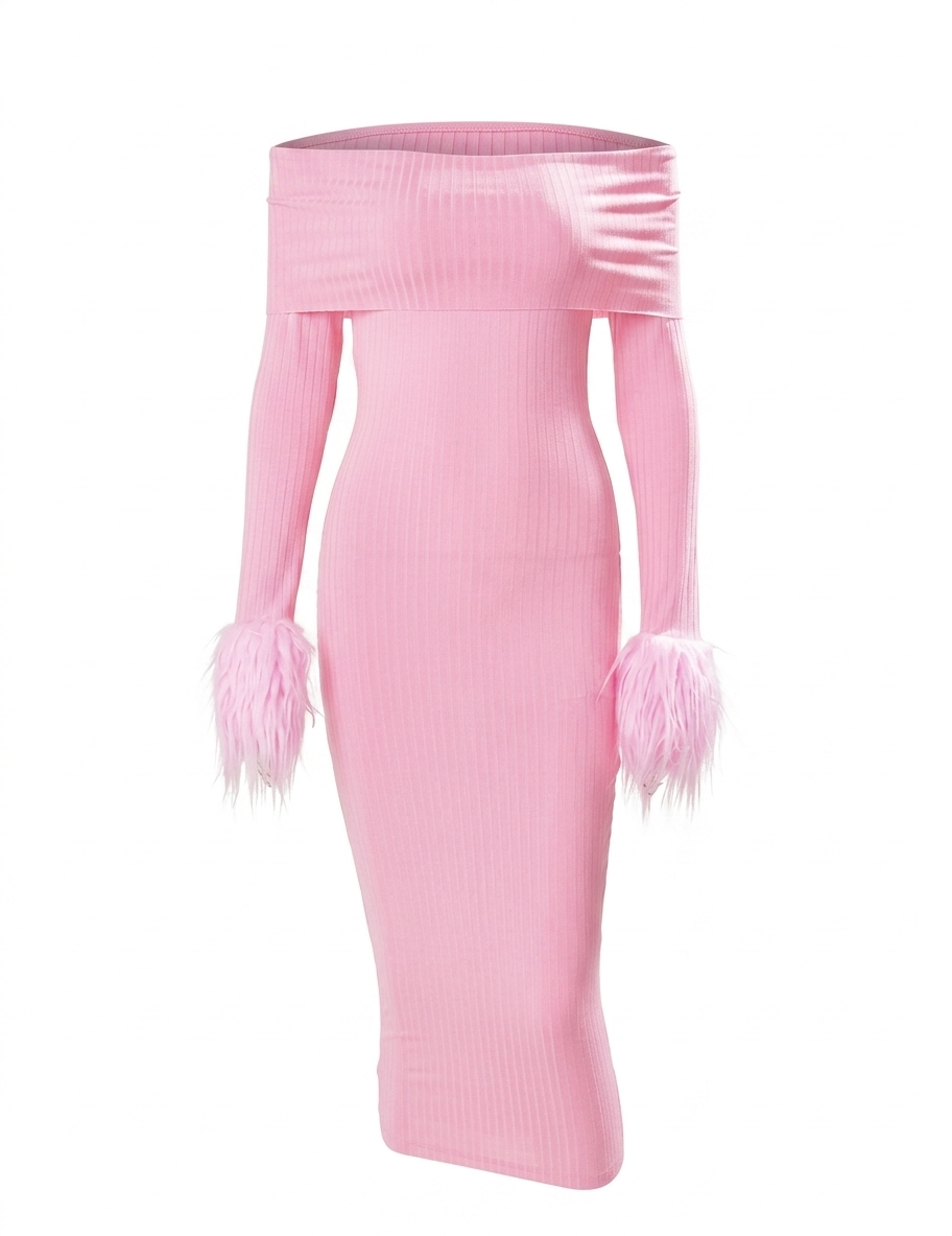 Off the shoulders Pink Fancy dress