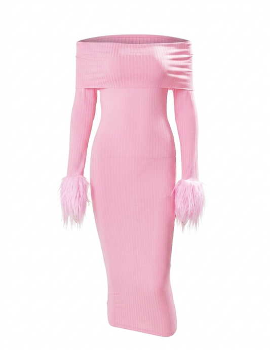 Off the shoulders Pink Fancy dress