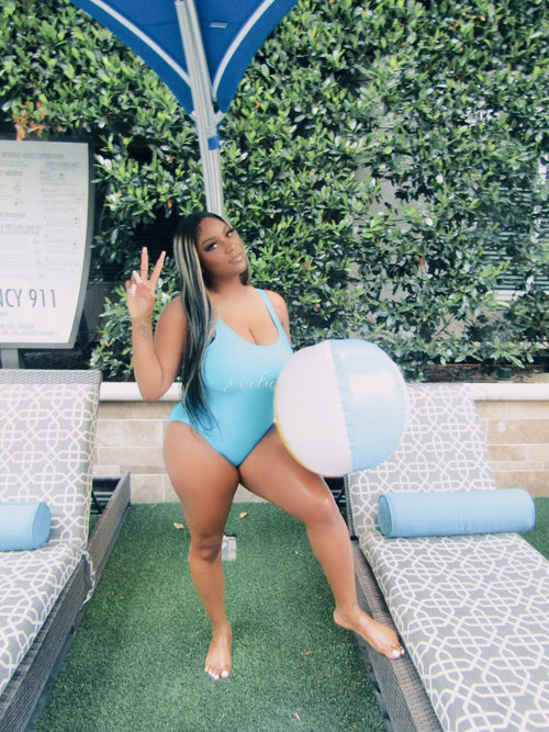 Blue XCLUSIVE girl one piece