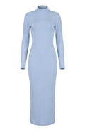 Blue Long Sleeve Bodycon