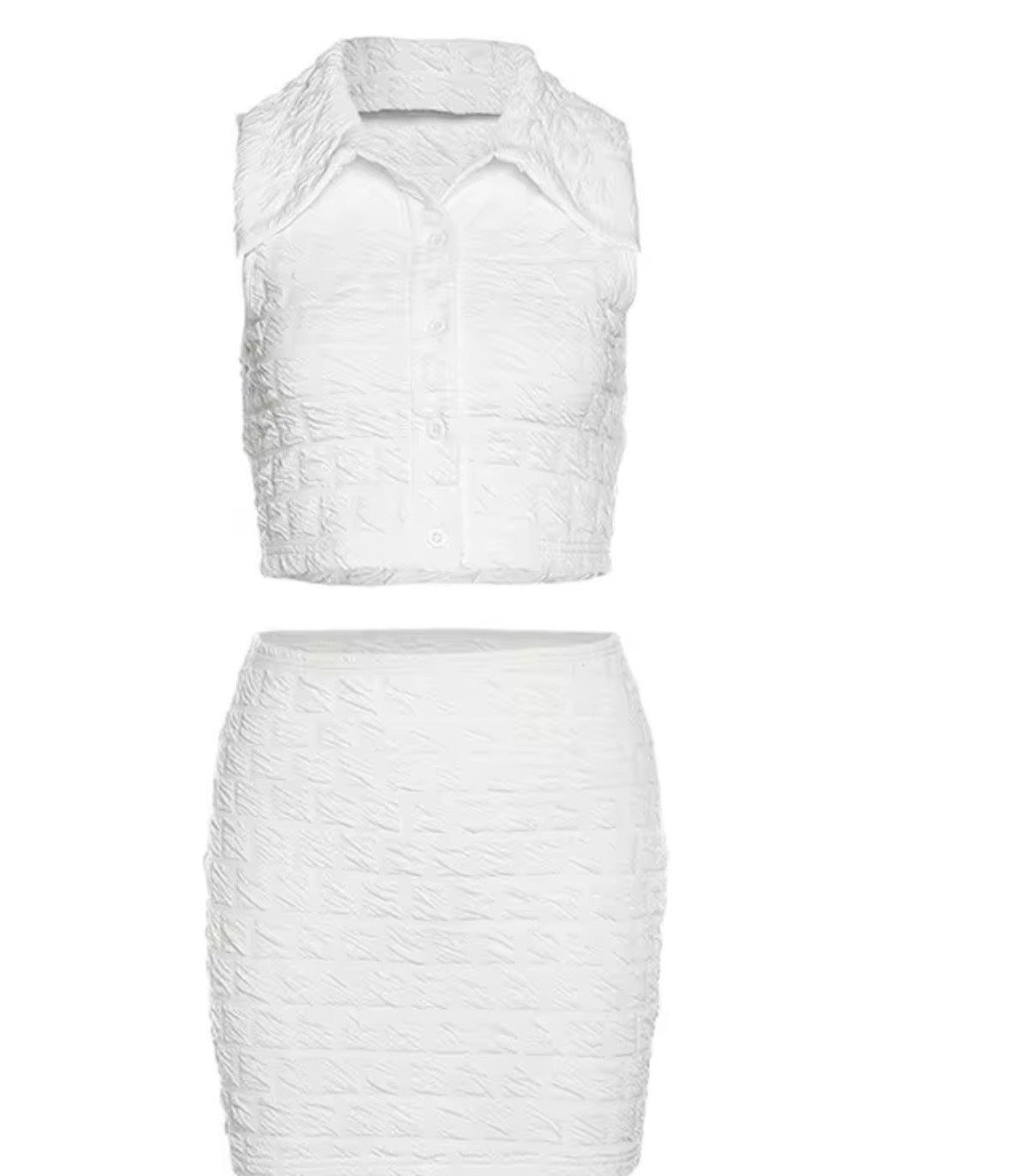 Dantiy white 2 piece