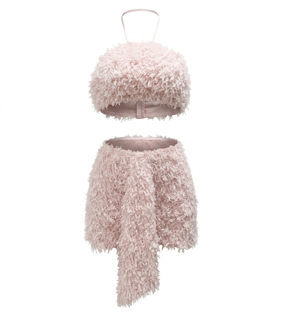 Feather Pink 2 piece Set